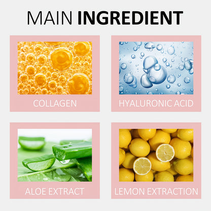 10pcs Collagen Powerful Moisturizing Face Mask Set Can Deeply Moisturize The Skin, Make The Face More Moist, Delicate, Bright, Rich in Collagen, Bid Farewell to Dry, Dull, Loose Skin, Collagen Face Mask, Facial Care