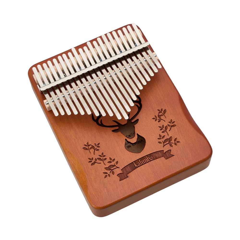 21 Keys Thumb Piano Kalimba set with Tuning Hammer & Accessories - Elegant Acoustic Musical Instrument for Beginners, Includes Storage Bag, Durable Wooden Construction, Perfect Holiday Gift, Musical Instruments