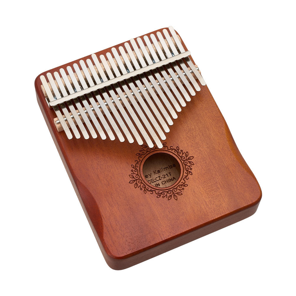 21 Keys Thumb Piano Kalimba set with Tuning Hammer & Accessories - Elegant Acoustic Musical Instrument for Beginners, Includes Storage Bag, Durable Wooden Construction, Perfect Holiday Gift, Musical Instruments