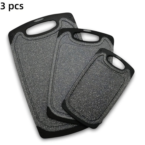 3pcs/13pcs Kitchen Cutting Board, Plastic Cutting Board, Thick Cutting Board, Suitable For Cutting Meat, Vegetables, And Fruits, With Easy-grip Handle, Dishwasher Safe.