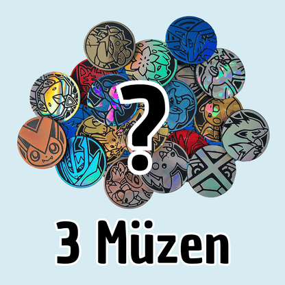 Pokémon Coins 3pcs Set – Official Collector Coins for Pokémon Cards