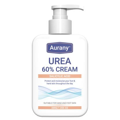 60%Urea Cream+Salicylic Acid, Urea Hand & Foot Cream, Moisturize Dry Hands And Feet, Containing Aloe Vera And Jojoba Ingredients, High Moisturizing Hand And Foot Cream, Light Beige, Neutral-200g