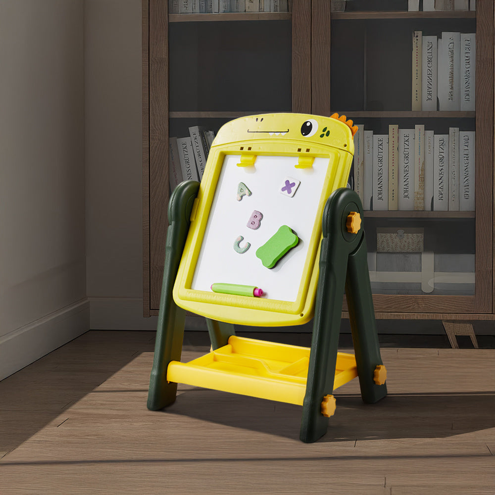 Multifunctional Painting Easel, Art Easel with Magnetic Whiteboard, Foldable Tabletop Easel with Drawing & Writing Accessories, Ideal for Christmas Birthday Gift