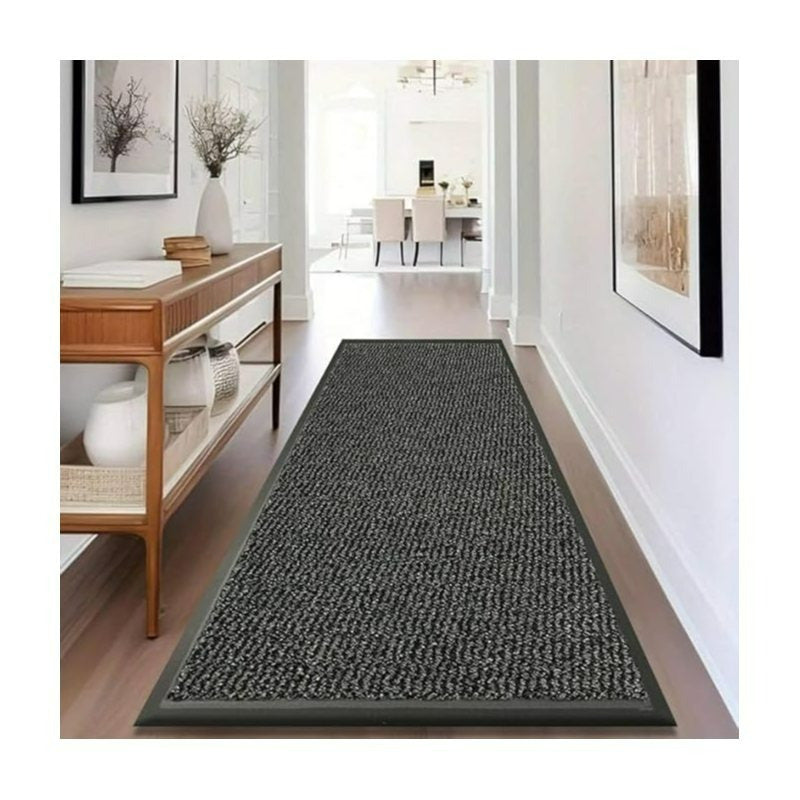 1pc Sunny Indoor & Outdoor Rug – Heavy-Duty Non-Slip Rubber Backed Doormat, Hallway Runner & Large Area Rug, Washable Dirt-Trapper Floor Mat for Entrance, Patio, Garden, Kitchen & Home Flooring