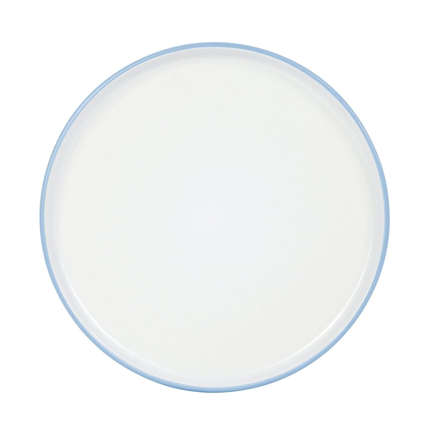 *** NEW *** Waterside 16pcs Pastel 2tone Blue Stoneware Dinner Set; 4 Dinner Plates, side Plates, Deep Bowls and Mugs