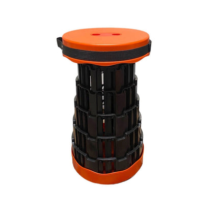 Portable Folding Stool Lightweight Yet More Sturdy with Load Capacity 180KG, Retractable Plastic Foldable Collapsible Stool for Camping Fishing Hiking BBQ Outdoors Indoors Kitchen