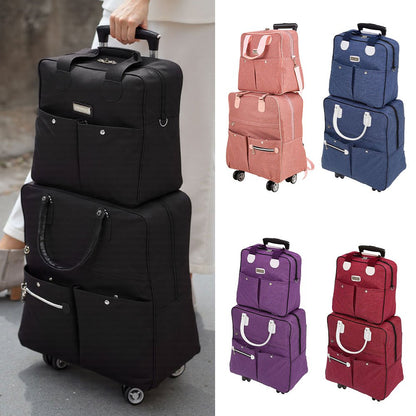 2 Piece Lightweight Rolling Luggage Set with Spinner Wheels, Suitcase Set, Spinner Luggage Set, Carry - on Suitcase and Matching Travel Bag for Business Trips, Versatile Luggage Solution for Vacation Getaways, Weekend Trips and Long - Distance Travel