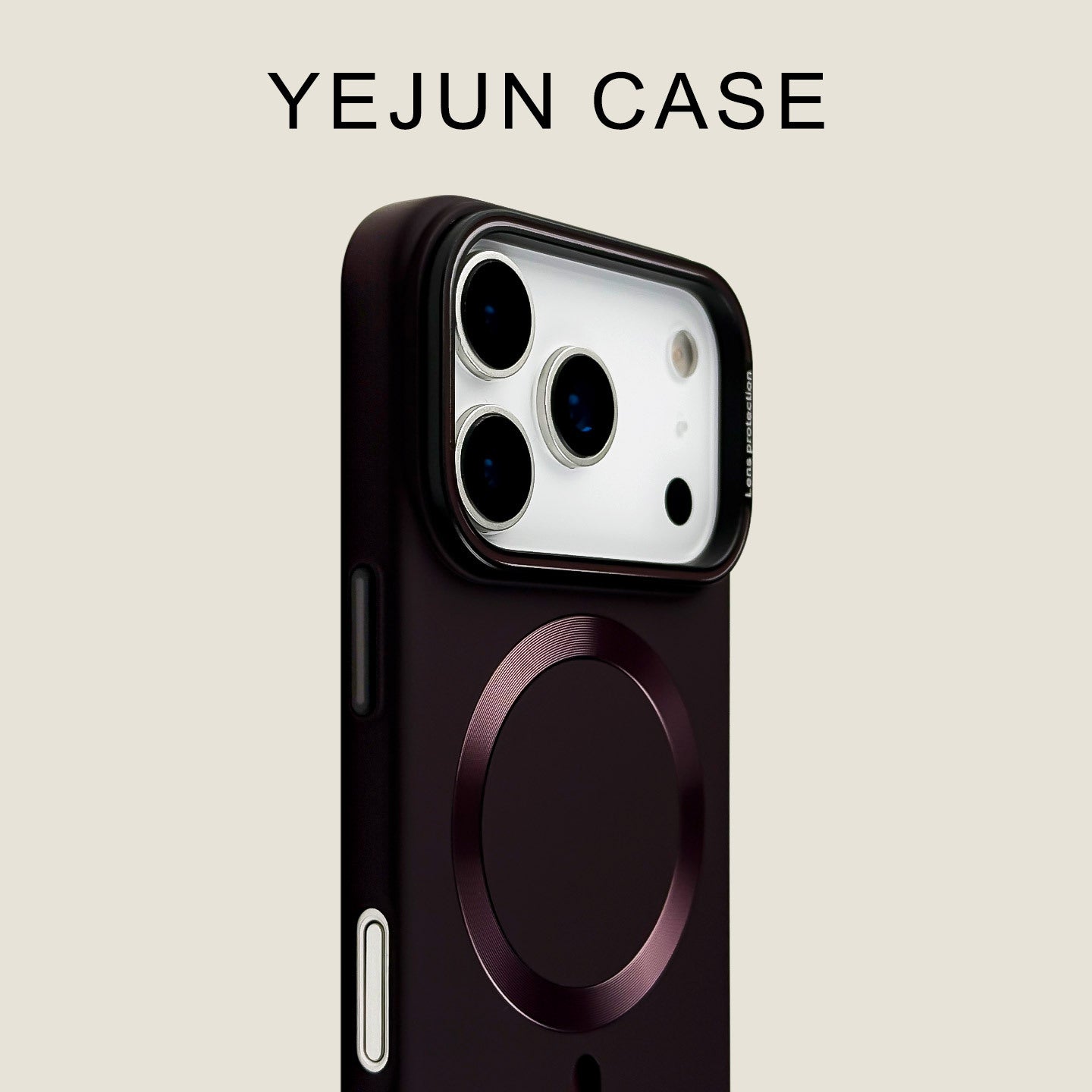 Phone Case: Metal Phone Case with Suction Ring for iPhone 17 Air 16 15 14 Pro Max Series Aluminum Alloy Solid Color Simple High End Feel Wear Resistant