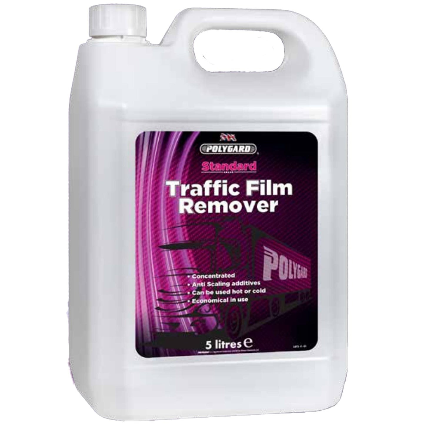 Polygard Traffic Film Remover TFR 5L - Heavy Duty Concentrated Caustic TFR Detergent