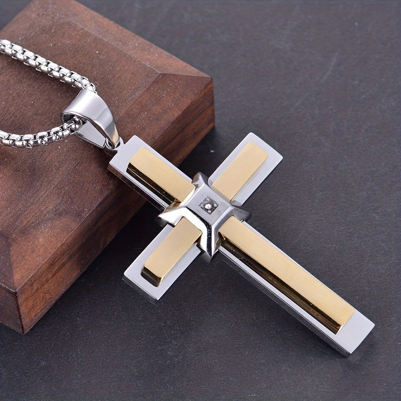Retro Cross Pendant Necklace – Four Styles