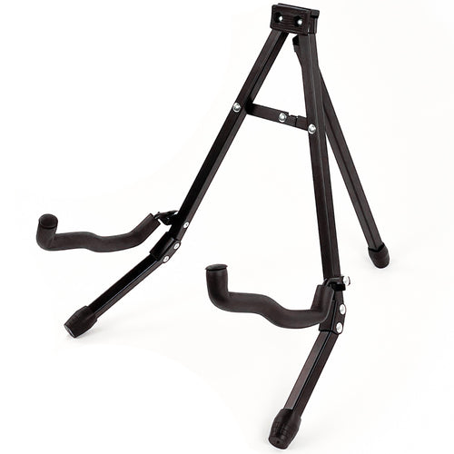 Portable And Durable Foldable Guitar Stand - Securely Holds Your Instrument And Saves Space Universal Fit with Foam Protection for All Guitar Types