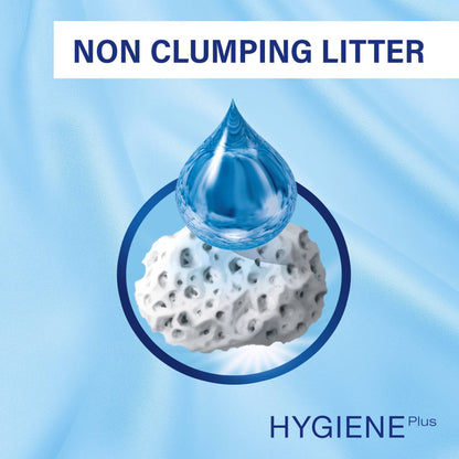 60L Catsan Hygiene Non Clumping Cat Litter 60 Litres Odour Control Kitten Litter (3 x 20L)