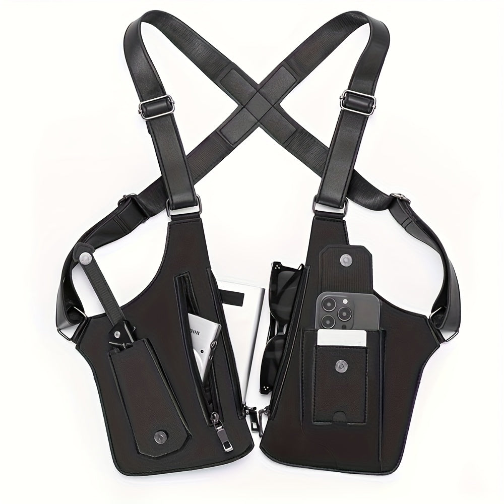 Multi Functional Lightweight Outdoor Vest Bag with Adjustable Shoulder Straps