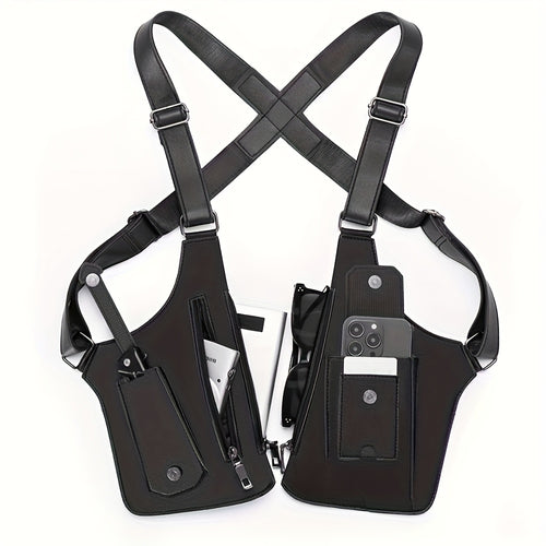 Multi Functional Lightweight Outdoor Vest Bag with Adjustable Shoulder Straps