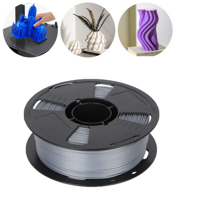1kg/roll PLA+ 3D Printing Filament - Super Tough & Low Shrink FDM 3D Printer Compatible, 1.75mm Diameter with +/-0.03mm Layer Precision, Bubble-Free Spool Suitable for Most FDM 3D Printers (PLA/PETG/PLA+)