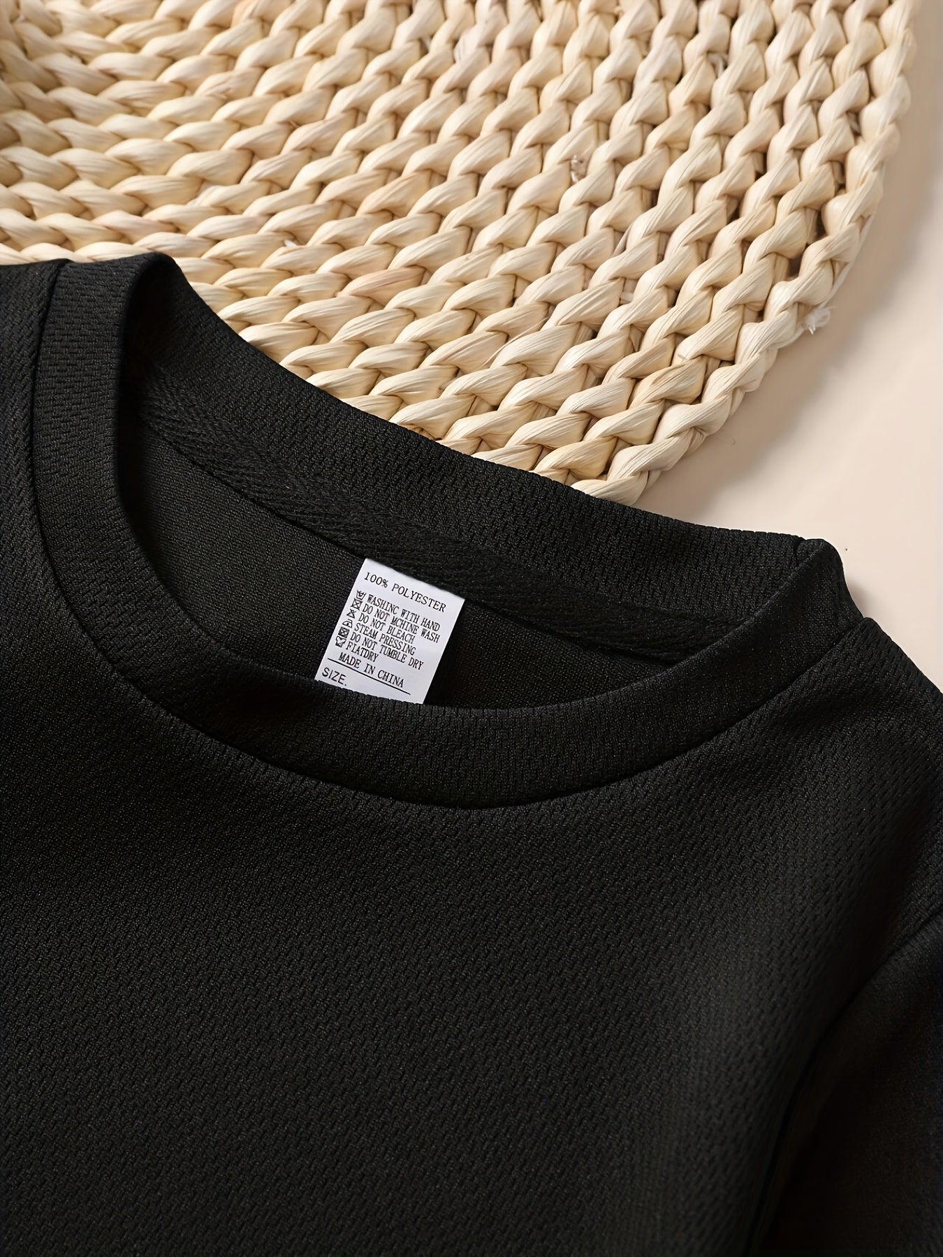 Summer T-Shirt Featuring a 'Stylish Little Girl' Print, a Trendy Black, White, And Pink Breathable Short-Sleeve Top with a Round Neck