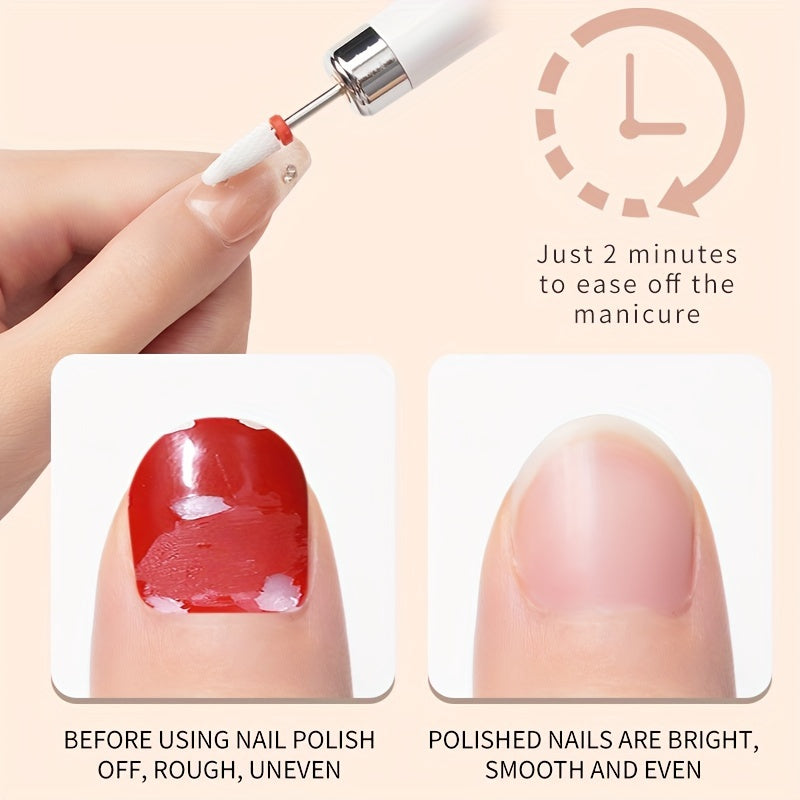 Professional Nail Drill Machine Electric Manicure Milling Cutter Set Mini Nail Files Sander Gel Polish Remover Tools