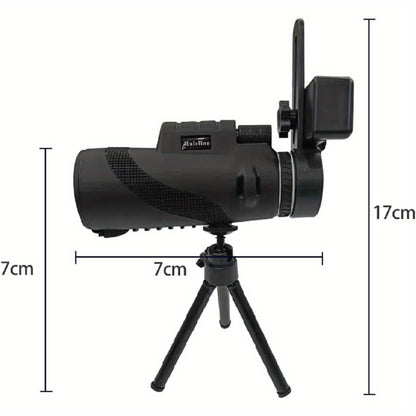 Astronomical Telescope, Refractor Telescope with Tripod Astronomy Starter Scope