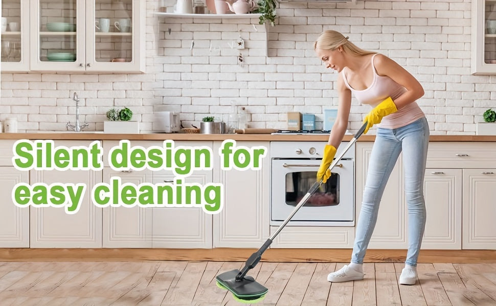 Cordless Electric Mop, Floor Cleaning Electric Mop, Electric Cordless Floor Cleaner Scrubber Sweeper Polisher Mop Set