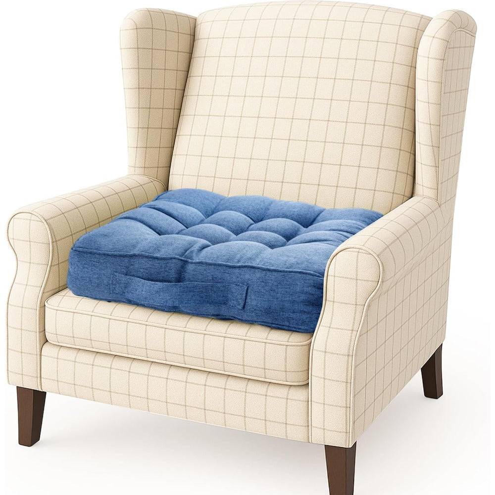 Chair Cushions Tufted Garden Kitchen Chair Cushion with Handle Strap Comfortable Chair Pads for Dining Room Kitchen