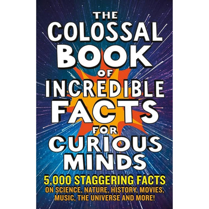 Trivia Book 5000 Incredible Facts for Curious Minds | Science Nature History Movies Music & The Universe | Perfect Gift for Adults Teens Families