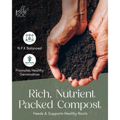 Pelle & Sol 10/20/40/50/60 Ltr Multi Purpose Compost - Compost for Outdoor Plants & Soil for Plants Indoors - Potting Soil for Pots Plants Outdoor - All Purpose Nutrient Rich Fertiliser, Houseplant Potting Mix