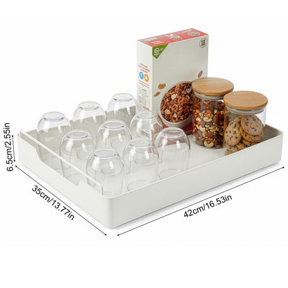 1/2pcs Pull Out Organizer, Multi-Functional Organizer, Fixed With Adhesive Nano Film, Easy To Store And Clean Built-In Drawer Design Storage Holder, For Kitchen And Bathroom, Home Organizers And Storage, Home Supplies