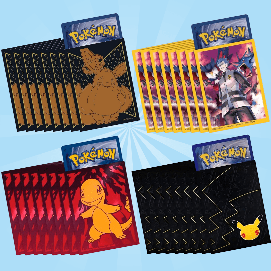 Elite Trainer Box Sleeves for Pokémon - 65pcs | Random Selection, Protection for Collectible Cards