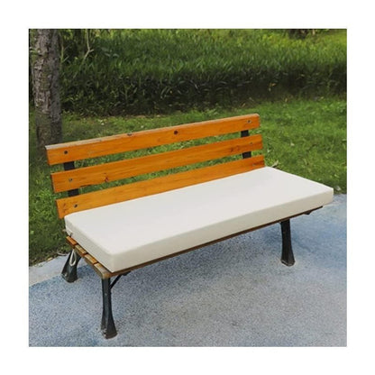2 Seater Garden Bench Cushion 108x45x6cm – Water-Resistant Polyester Seat Pad, Removable Zip Cover for Outdoor & Indoor Bench