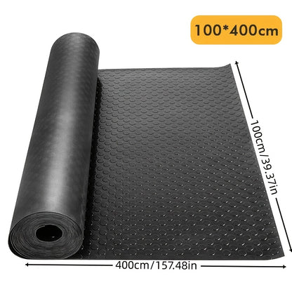 1-4 Square Meters Coin-style Multi-functional Rubber Floor Mat 3mm Thick Rubber Mat Washable Anti-slip Mat Car Rubber Floor Mat Roll Durable And Easy To Clean Suitable For Kitchens, Bathrooms, Swimming Pools, Bathrooms, Garages, Etc.