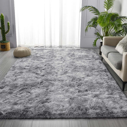 1pc 230X160cm Fluffy Rugs Large Shaggy Rug Bedroom Living Room Anti Slip Soft Carpet Floor Mat, Home Decor, 7.55ft X 5.25ft