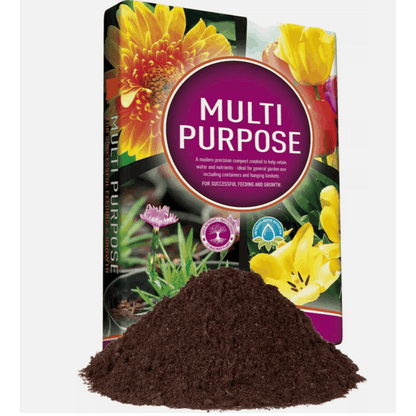3 Pack Growmoor Multi Purpose Compost 50L Premium Garden Soil Mix For Flowers Plants Pots Hanging Baskets And Seed Growing