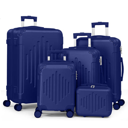Luggage 4/ 5pcs Sets, Luggage Set with Spinner Wheels And Lock, Carry on Lightweight Hard Shell Luggage, Suitcase, Green