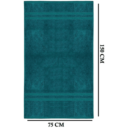 4 X Large Jumbo Bath Towels 100% Egyptian Cotton -75 x 150 cm- Soft Quick Dry Hotel Spa Big Bathroom Towels Set