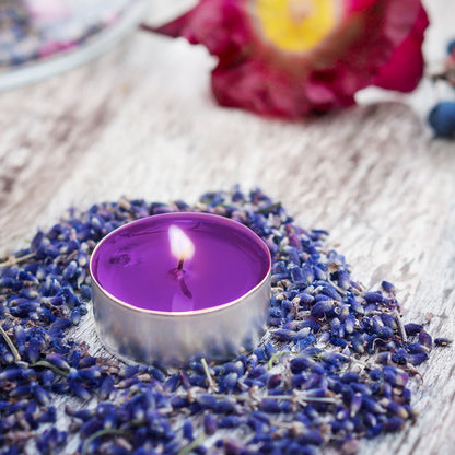 75 Pack Scented Tea Light Candles | Assorted Tealights with 5 Fragrances (Vanilla, Fresh Berries, Peach, Mountain Spring, Lavender) | 4 Hour Burn | Decorative Home & Gift Candle Set