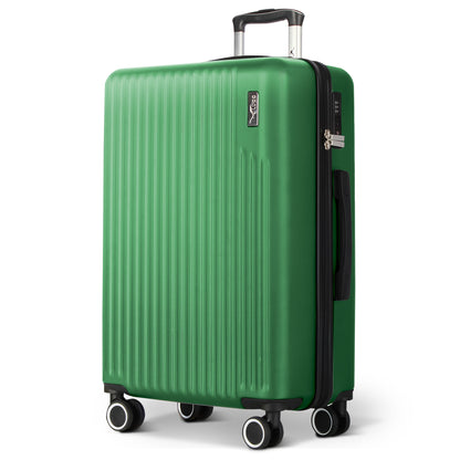 LUGG 76.5 x 50.5 x 30cm Vacay Suitcase ABS Luggage with TSA Indent Lock, Aluminium Trolley Handle, 360° Spinner Wheels, Water-Resistant & Durable Material - Airline Compatible (28inch)