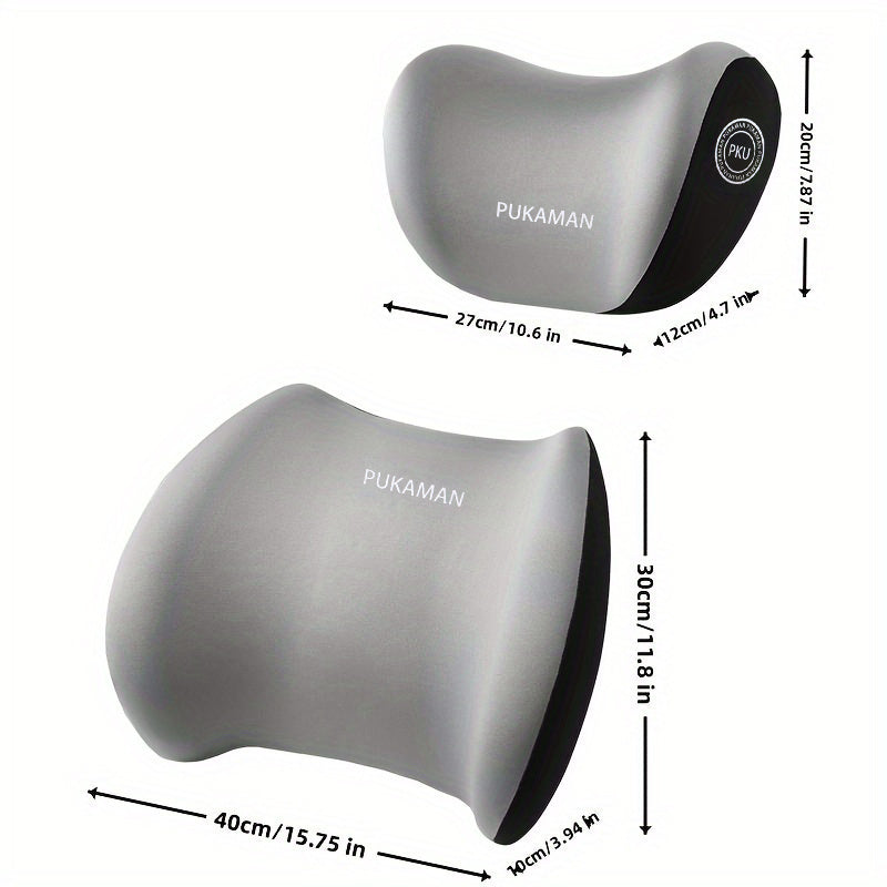 1pc Car Headrest/Lumbar Support Car Neck Pillow Waist Cushion Driver Seat Backrest Car Cushion Driving Lumbar Support Waist Support Car Accessories Car Interior Set Seat Backs