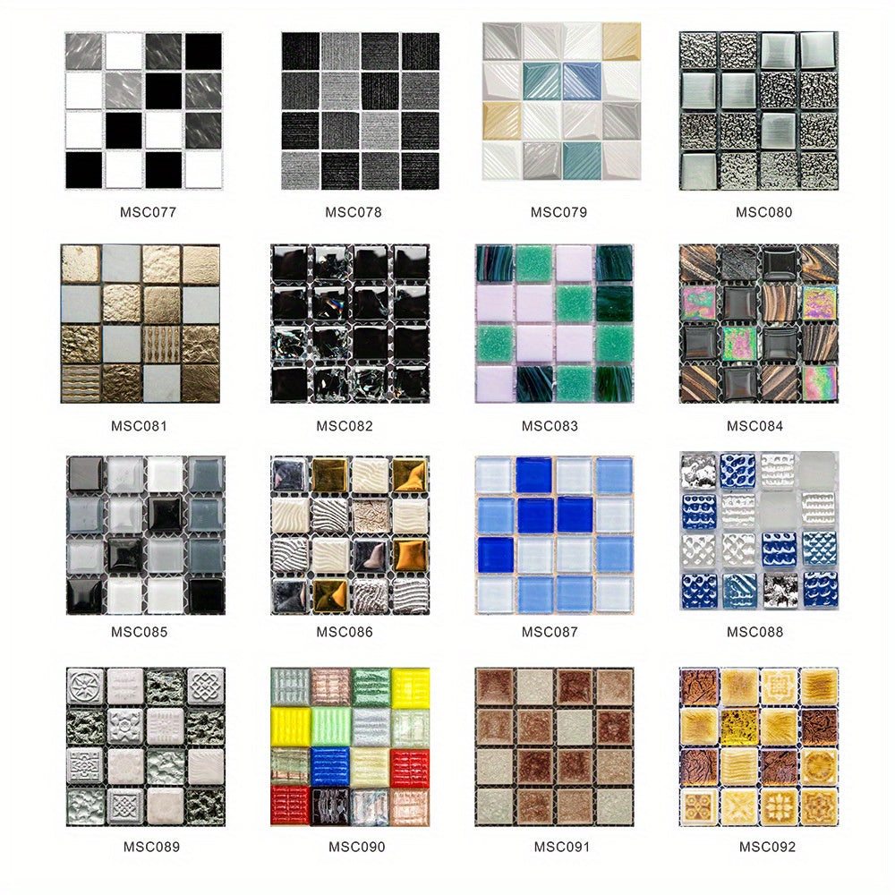 Decorative Tile Stickers - 60-Piece 10cm Set