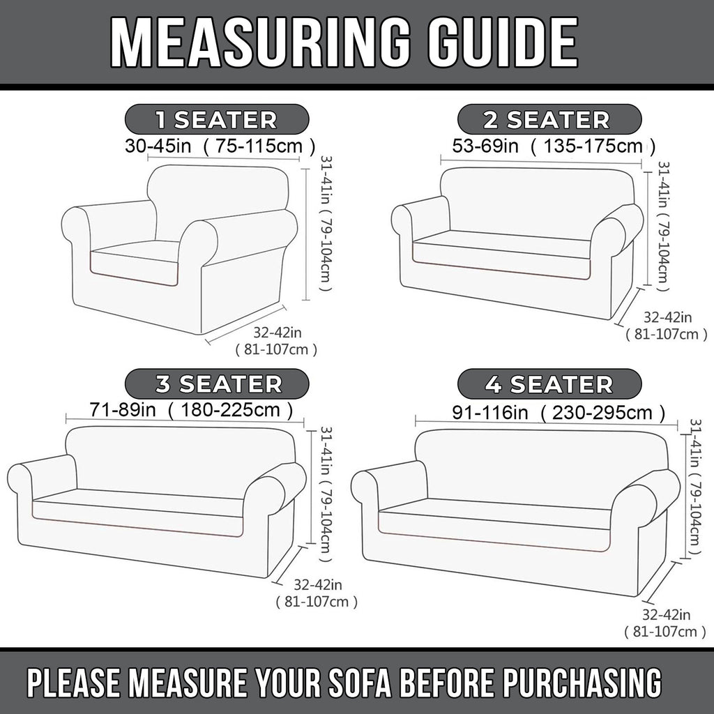 Stretch Sofa Cover – One to Three-Seater Colour Options