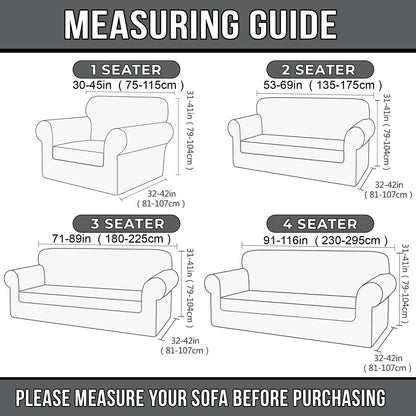 1pc Stretchable Spandex Elastic Sofa Cover – 1, 2, 3 Seater Polyester Spandex Furniture Protector, Anti-Slip Grip & Pet-Friendly, Machine Washable, Perfect for Living Room & Home Decoration