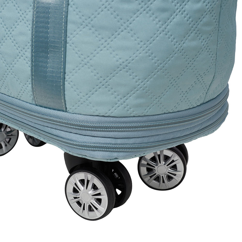 Travel Bag, Multifunctional Luggage Bag, Expandable Luggage Suitcase, Carry on Bag, Rolling Duffle Bag with Detachable Wheels, Travel Essentials Bag, Large Capacity with Zipper Closure, Ideal for Fitness, Yoga, and Everyday