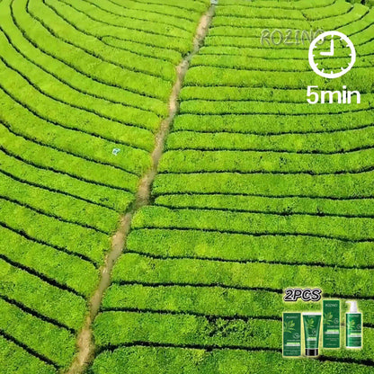 [Six Months Without Hair] 2pcs Green Tea Hair Removal Cream, Moment Hair Removal, Smooth Skin, Non Irritating to The Skin, Smooth And Residue Free Semi Permanent Hair Removal, Used for Facial, Lip, Underarm, Leg, Arm And Private Area Hair Removal