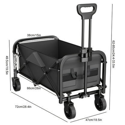 Outdoor Multi-functional Camping Folding Trolley for Household Use, with A Load Capacity Of 200kg. It Is Sturdy And Durable with Extremely Strong Load-bearing Capacity, for All Terrains. It Can Be Used In Various Scenarios Such As At Home