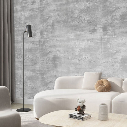 5mx60cm Grey Self Adhesive Wallpaper 60x500cm Concrete Effect Sticky Back Plastic Industrial Cement Vinyl Wrap Peel and Stick Kitchen Worktop Covering Sticky Back Plastic Furniture Sticker