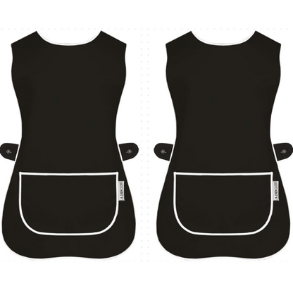 Pack of 2 Tabard Apron | Aprons for Men, Women, and Ladies | Professional Cooking Aprons with 2 Pockets | Adjustable Kitchen Apron for Baking, BBQ, Grilling, Gardening, Crafting, Cleaning, Painting, Barista, Restaurant Work | Cute & Stylish Gift Apron for