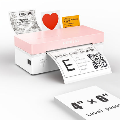 Rongta RP425 Wireless Thermal Label Printer 4x6 – Compact Shipping Label Maker for Small Business & Home, Compatible with Android, iPhone & Windows