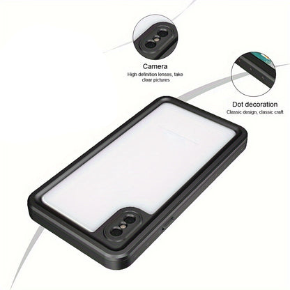 Waterproof 360° IP68 Full Body Cover Shockproof Dustproof Snowproof Drop proof For iPhone X XR XS Max Built-in Screen Protector Phone Case