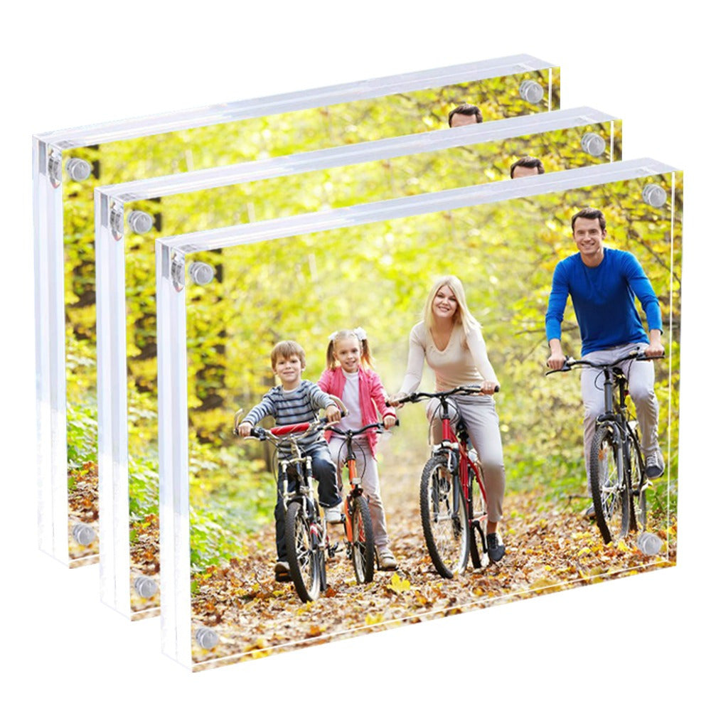 Acrylic Photo Frame Double-sided Magnetic Display Picture Frame 6 x 8 5 x 7 inch