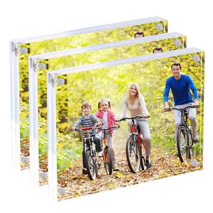 Acrylic Photo Frame Double-sided Magnetic Display Picture Frame 6 x 8 5 x 7 inch