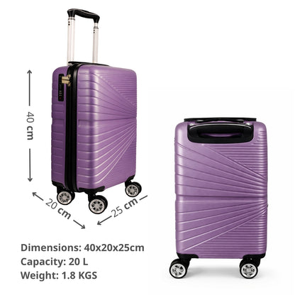 1611 RYANAIR UNDERSEAT CABIN TROLLEY CASE 40 X 25 X 20 CM DETACHABLE WHEELS